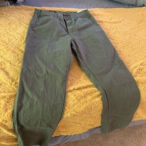 Olive Green Carpenter Jeans